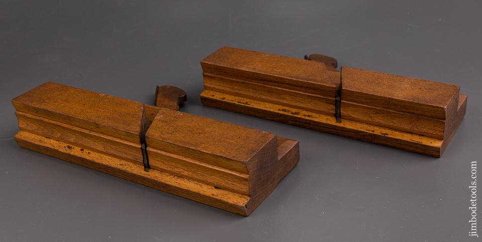Matched Pair of First & Second Cut 5/8 inch Sash Moulding Planes by MOSELEY & SON circa 1838-61 FINE - 86373