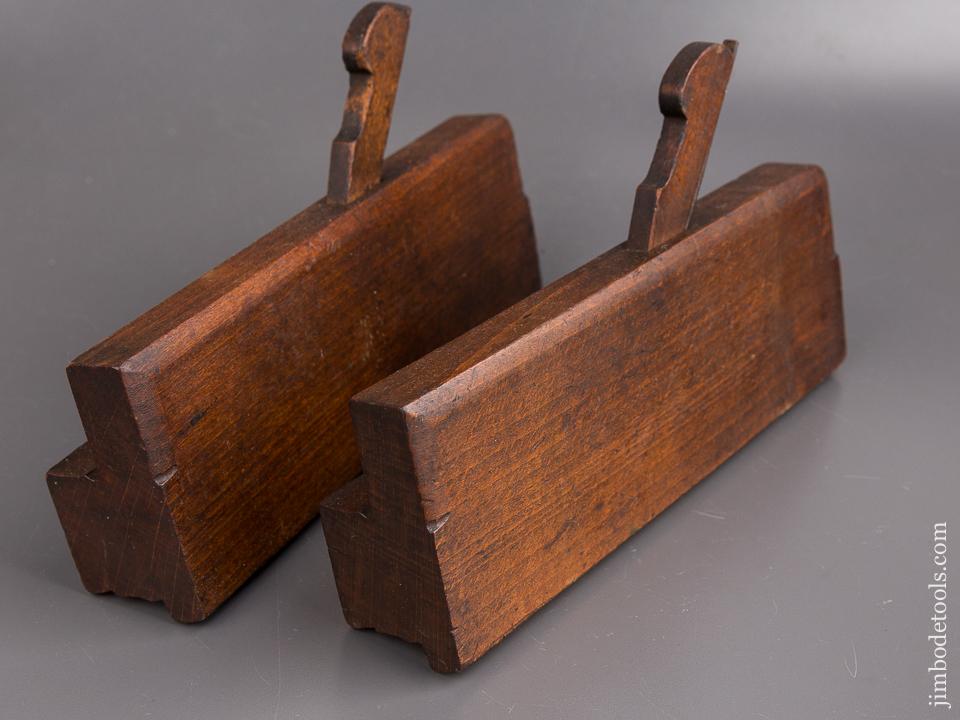 Matched Pair of 5/8 inch MOSELEY & SON First & Second Cut Sash Moulding Planes circa 1838-61 FINE - 86374