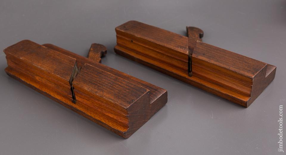 Matched Pair of 5/8 inch MOSELEY & SON First & Second Cut Sash Moulding Planes circa 1838-61 FINE - 86374