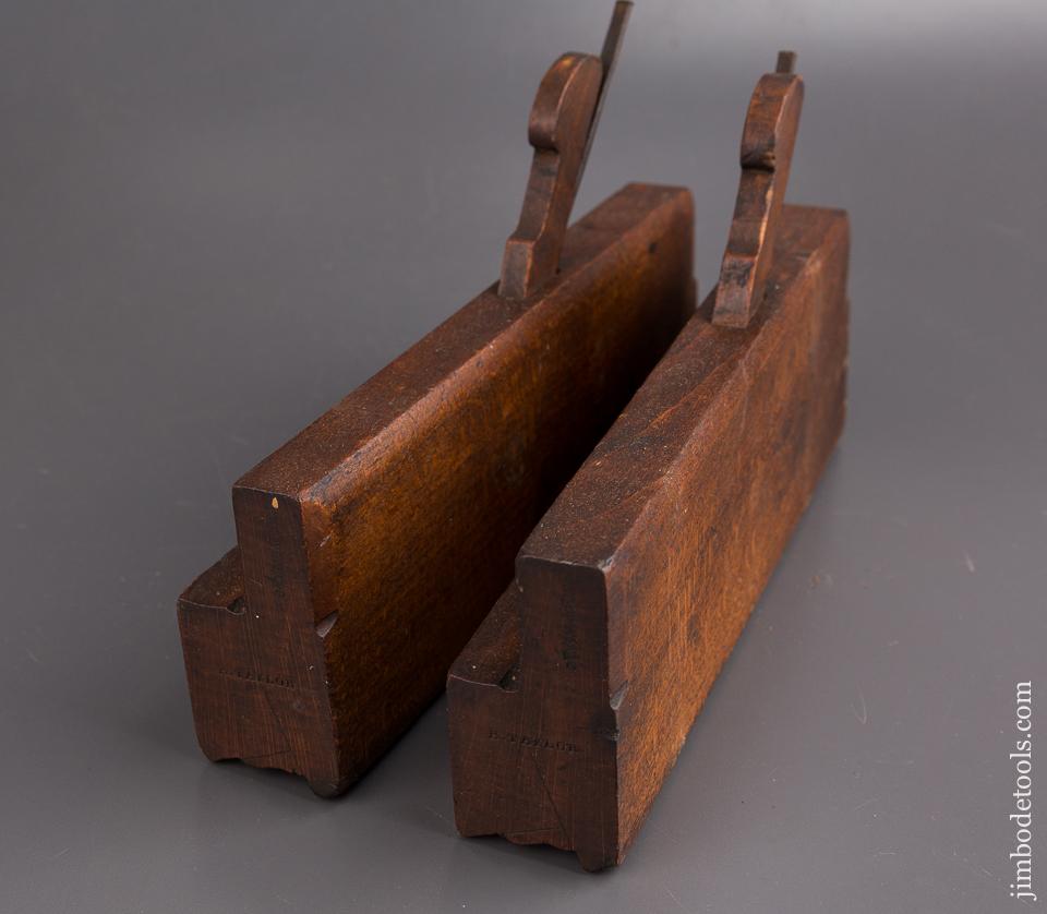 Matched Pair of 5/8 inch First & Second Cut ATKIN & SONS Sash Moulding Planes circa 18471900 Birmingham — 86375
