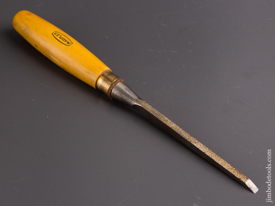 EXTRA FINE 1/4 inch MARPLES Boxwood Handled Mortise Chisel NEAR MINT - 86380