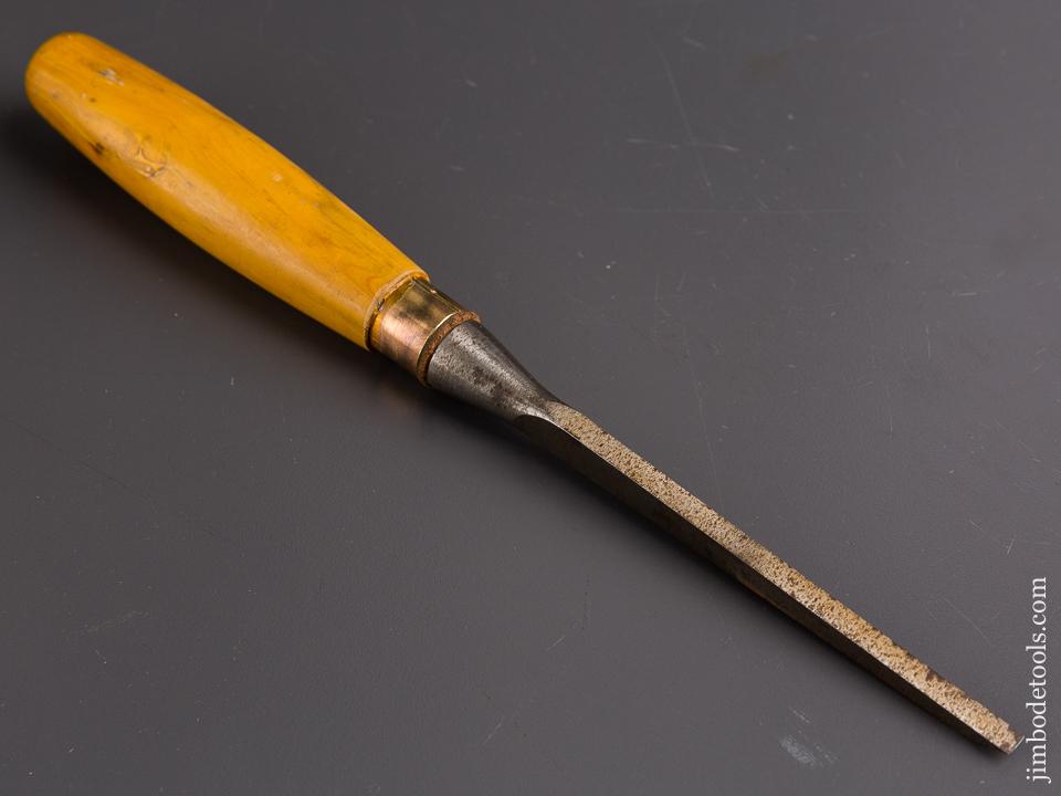 EXTRA FINE 1/4 inch MARPLES Boxwood Handled Mortise Chisel NEAR MINT - 86380