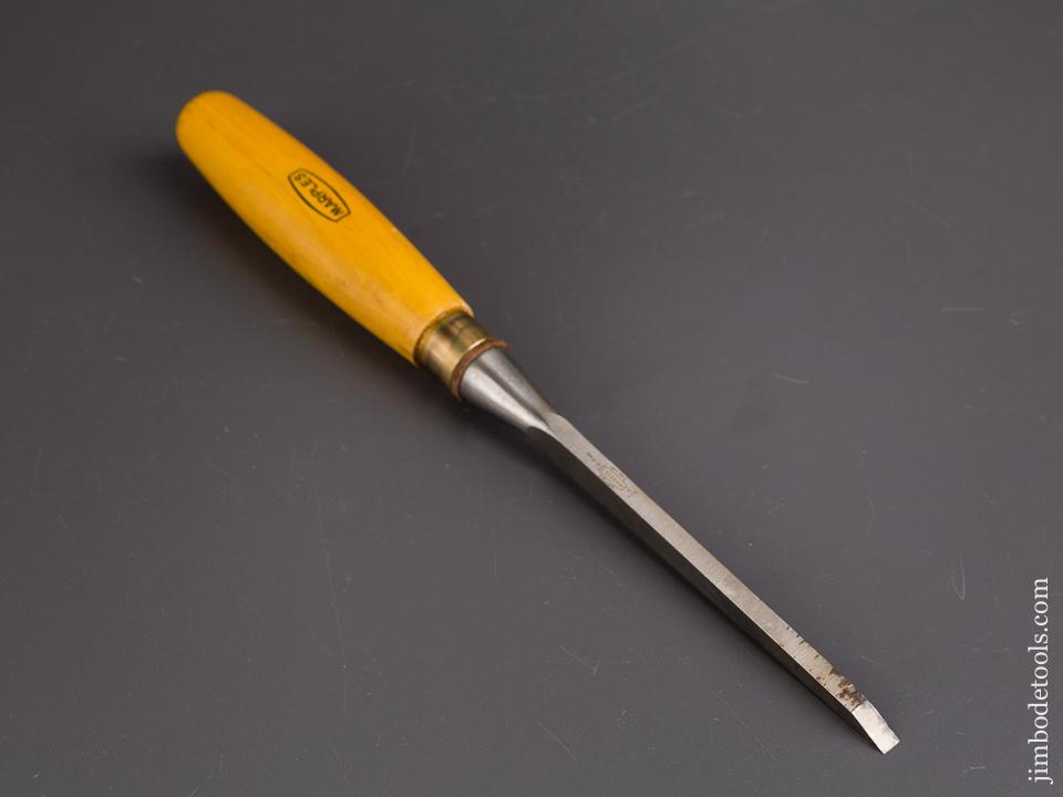 EXTRA FINE! 1/4 inch MARPLES Boxwood Handled Mortise Chisel NEAR MINT - 86382