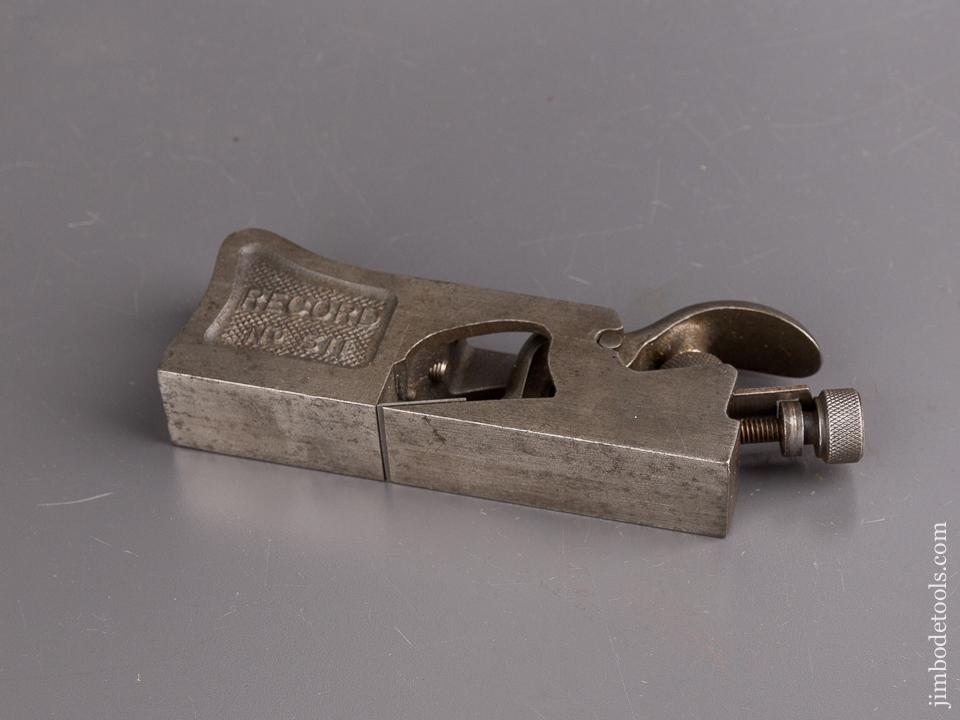 RECORD No. 311 Bull Nose Shoulder and Rabbet Plane with BOTH Noses! - 86391