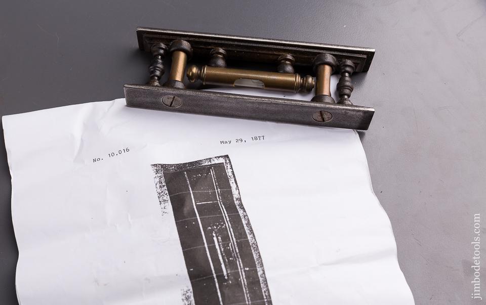 Lovely & Rare! L.L.DAVIS Patent May 29, 1877 Type One Spindle Skeleton Level - 86415