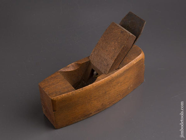 Crisp 7 1/2 inch Beech Smooth Plane by PRESTON & SONS circa 1894-1900 FINE - 86449