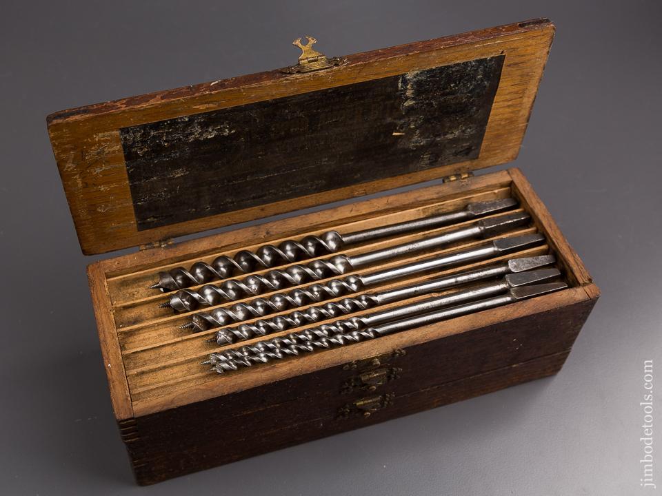 Complete Set of 13 RUSSELL JENNINGS Auger Bits in Original 3 Tiered Box - 86452