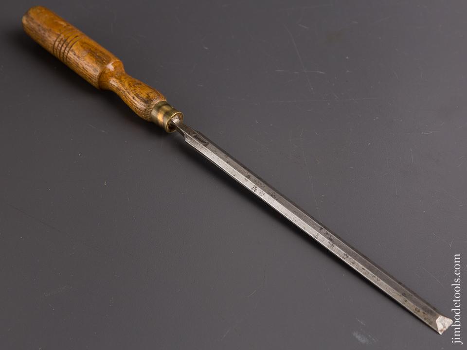 Long Thin 3/8 inch MARPLES Ash Handled English Paring Chisel - 86479
