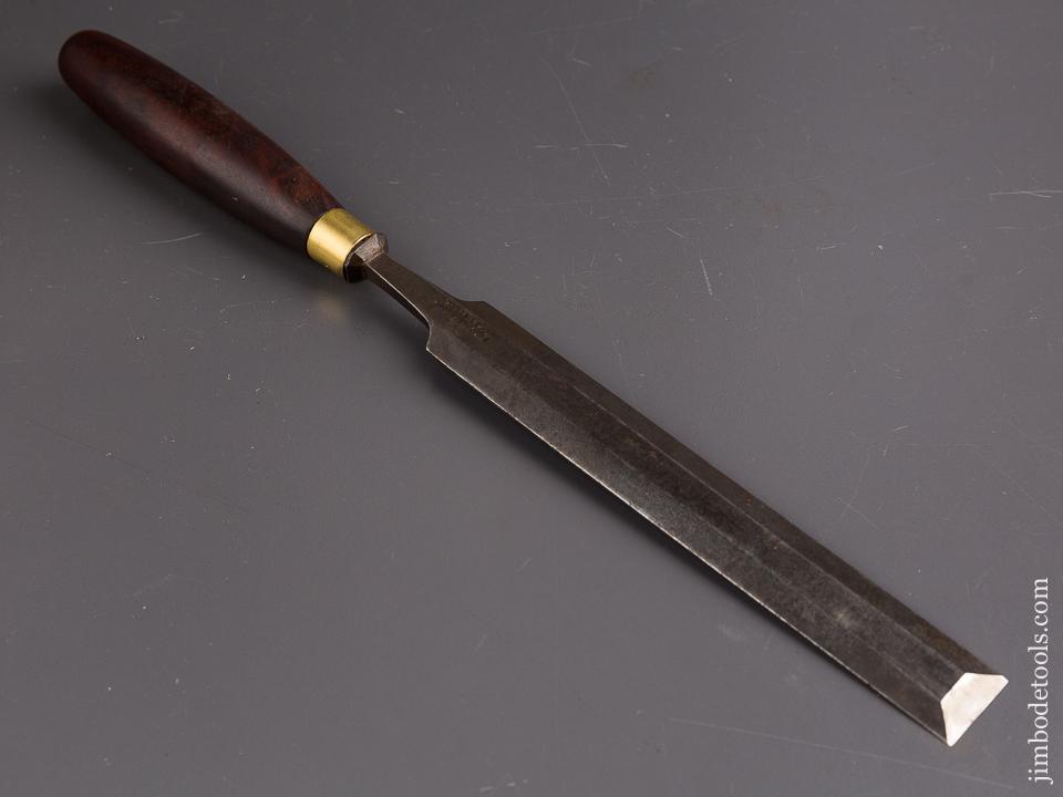 Long Thin One inch MARPLES Rosewood Handled English Pattern Maker's Paring Chisel - 86482