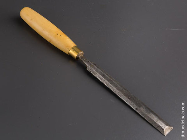 Long Thin 3/4 inch MARPLES Boxwood Handled English Pattern Maker's Paring Chisel - 86484