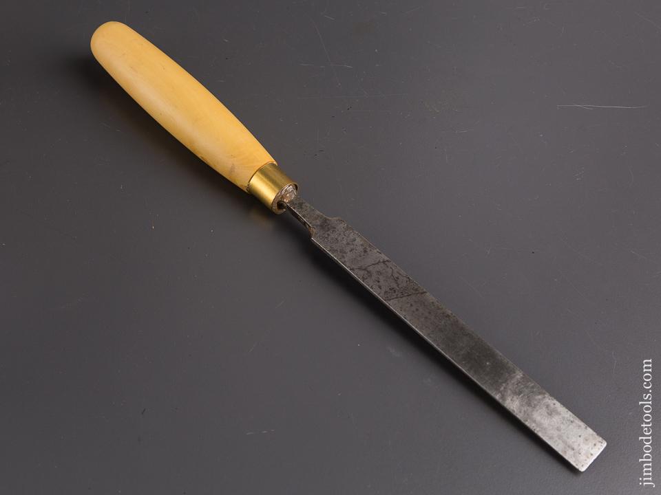 Long Thin 3/4 inch MARPLES Boxwood Handled English Pattern Maker's Paring Chisel - 86484