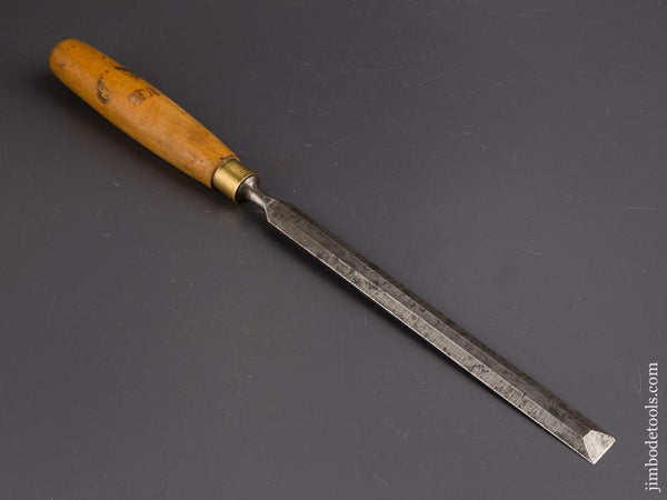 Long Thin 5/8 inch MARPLES Boxwood Handled English Paring Chisel with Decal - 86486