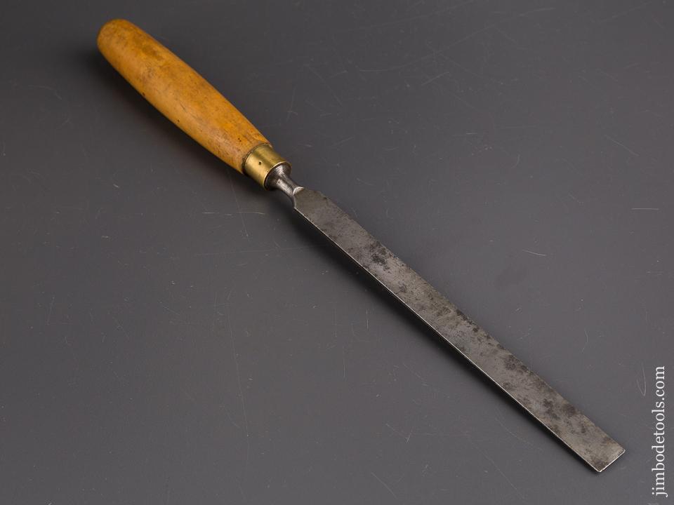 Long Thin 5/8 inch MARPLES Boxwood Handled English Paring Chisel with Decal - 86486