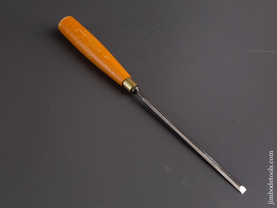 Long Thin 1/4 inch I. SORBY Beech Handled English Pattern Maker's Paring Chisel - 86487