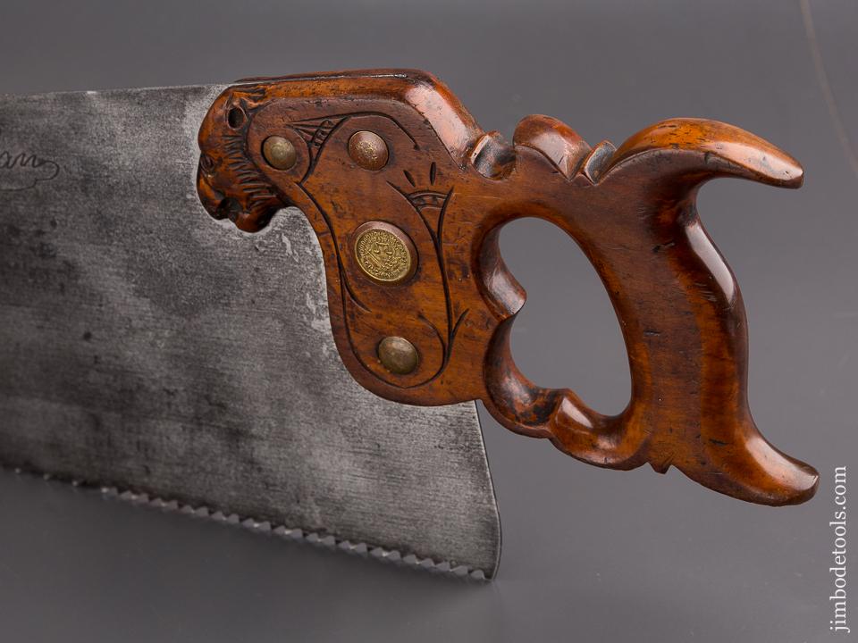 WOODROUGH & MC PARLIN No. 12 Panther Saw FINE - 86492U