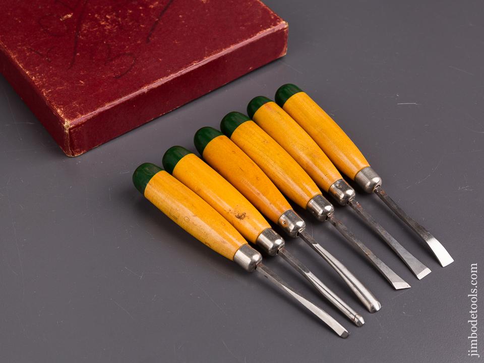 MILLERS FALLS No. 106 Carving Tool Set in Original Box - 86495