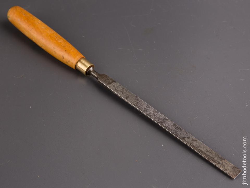 Long Thin 1/2 inch MARPLES Boxwood Handled English Pattern Maker's Paring Chisel with Decal - 86503