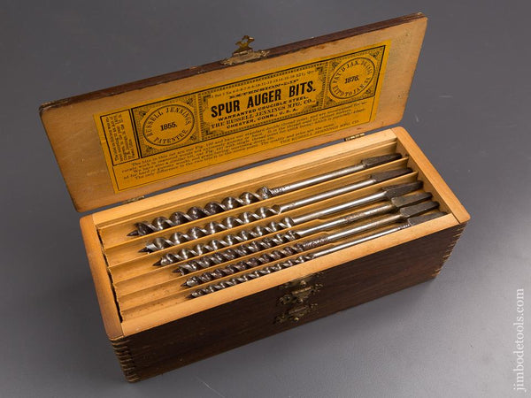 UNUSED Complete Set of 13 RUSSELL JENNINGS Auger Bits in Original 3 Tiered Box - 86505