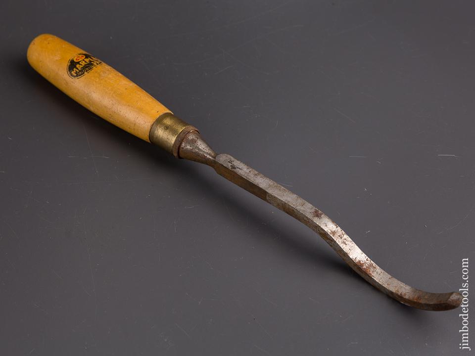 3/8 inch MARPLES Boxwood Handled Swan Neck Mortise Chisel with Decal - 86515