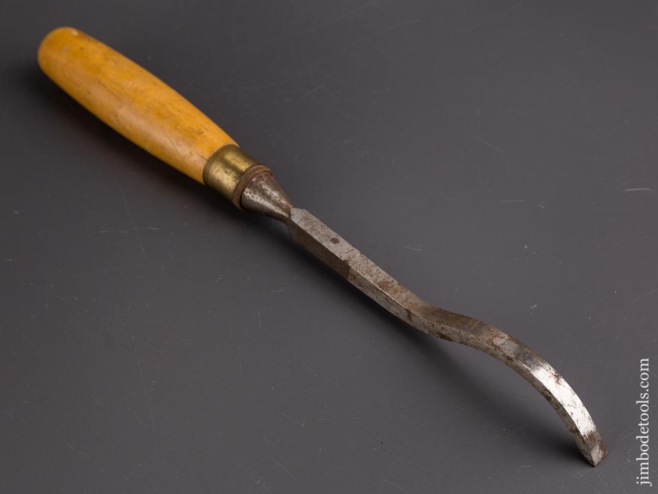 3/8 inch MARPLES Boxwood Handled Swan Neck Mortise Chisel with Decal - 86515