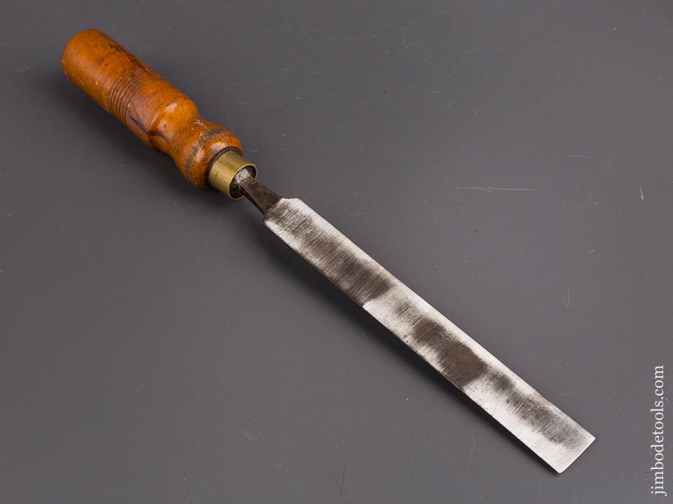 Long Thin One inch I. SORBY Boxwood Handled English Pattern Maker’s Chisel - 86519
