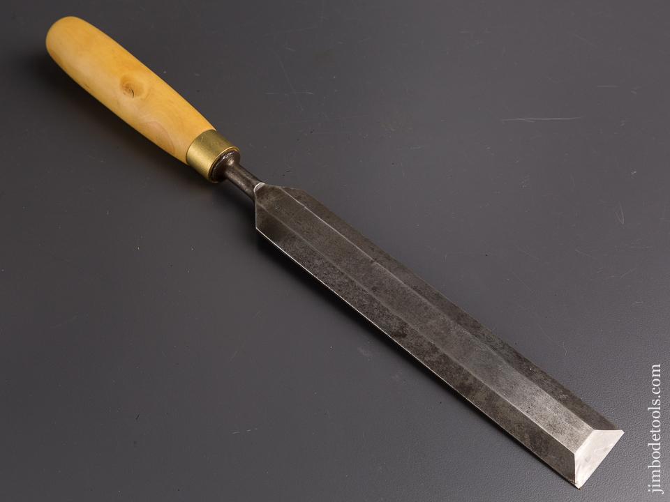 Long Thin 1 1/2 inch MARPLES Boxwood Handled English Pattern Maker's Paring Chisel - 86520