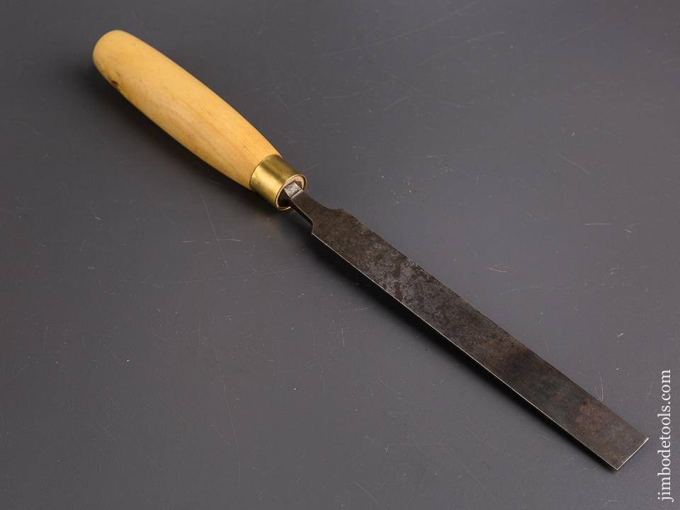 Long Thin One inch I. SORBY English Boxwood Handled Pattern Maker's Paring Chisel - 86533
