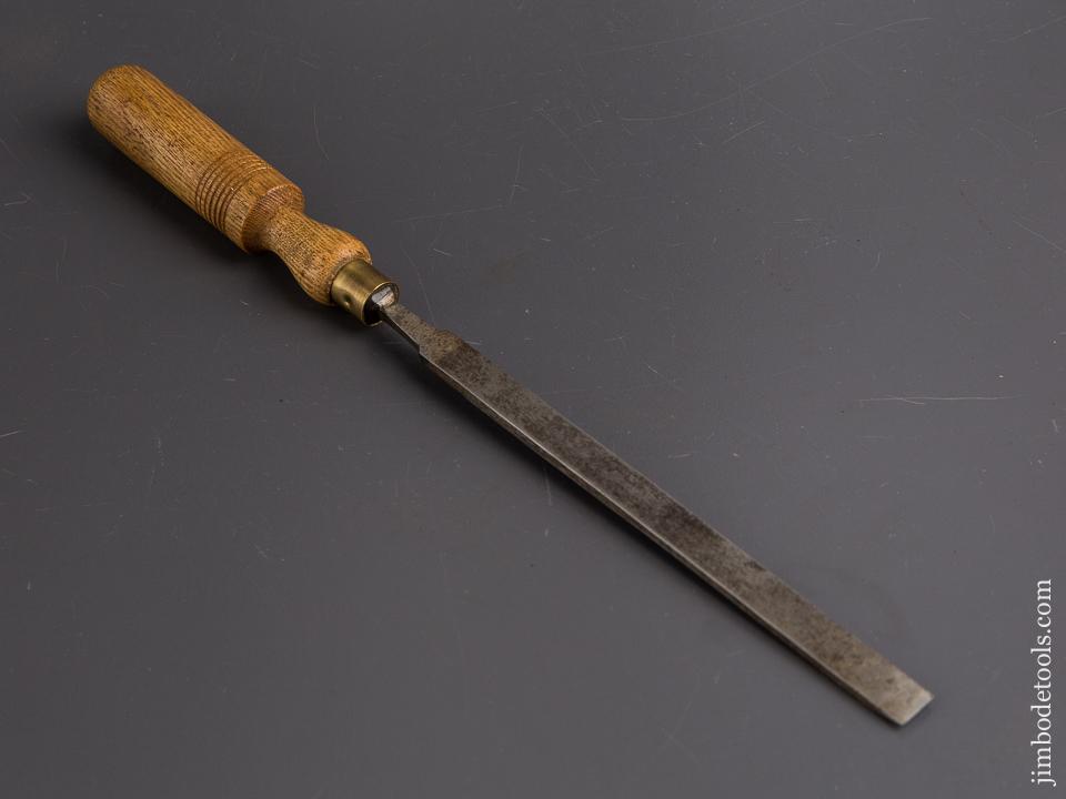Long Thin 1/2 inch Ash Handled English Pattern Maker's Paring Chisel - 86534