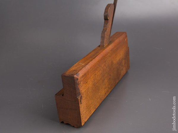 1 5/8 inch Wide W. GREENSLADE BRISTOL Crispy Complex Moulding Plane circa 1828-1846 FINE - 86560