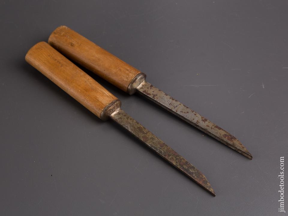 Extra Fine 1/8 and 1/4 inch JAMES HOWARTH Pig Sticker Mortise Chisels - 86576