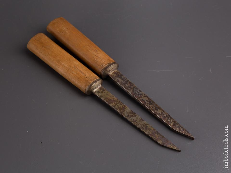 Extra Fine 1/8 and 1/4 inch JAMES HOWARTH Pig Sticker Mortise Chisels - 86576