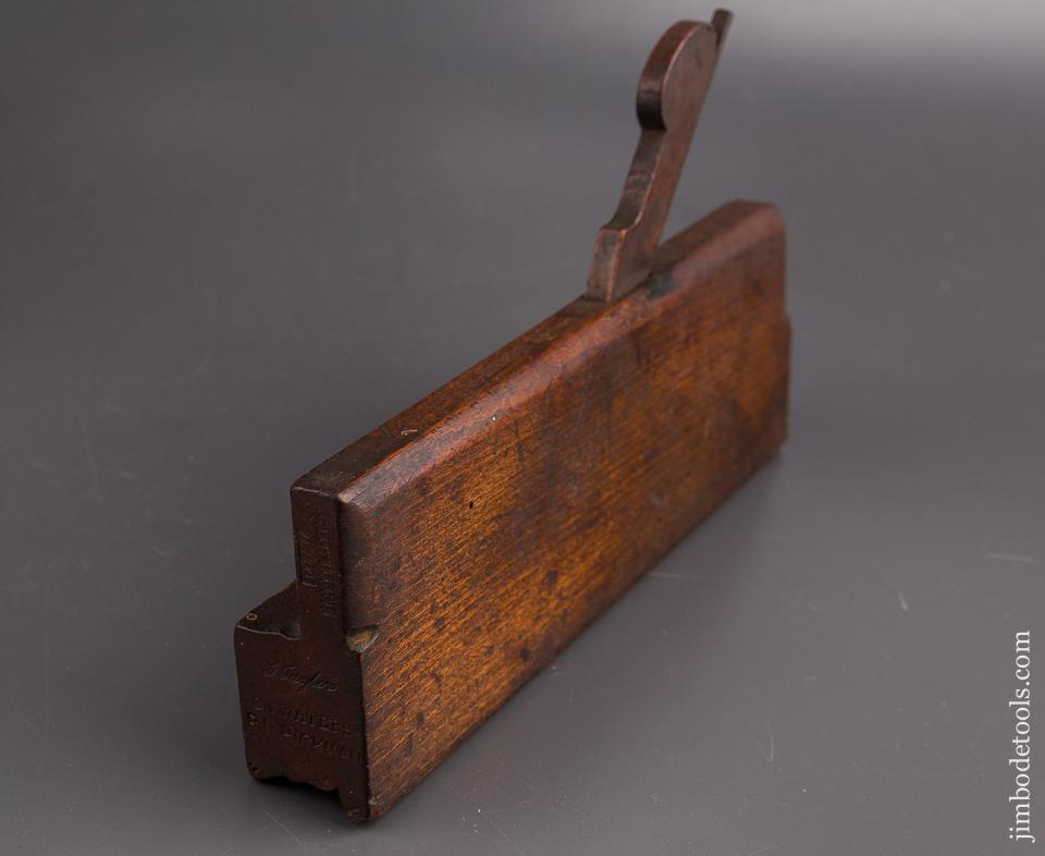 5/8 inch Fenced Sash Ogee Plane by STOTHERT BATH circa 1784-1818 FINE - 86631