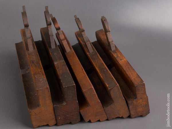 Five MOSELEY LONDON User Moulding Planes circa 1809-1880 - 86643