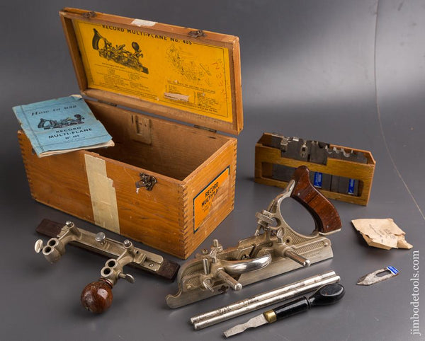 Good User RECORD No. 405 Combination Plane in Original Box - 86551