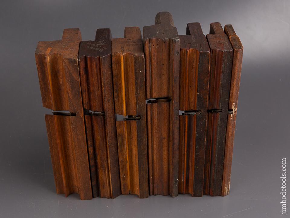 Seven Assorted GOOD Usable Molding Planes - 86655