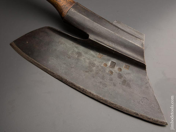 Stunning! Decorated Goosewing Axe Marked 