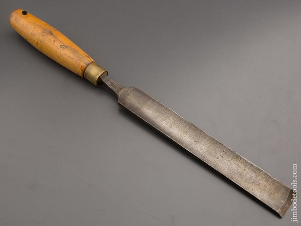 1 1/4 inch SORBY No. 3 Sweep Boxwood Handled Pattern Maker's Paring Gouge - 86697
