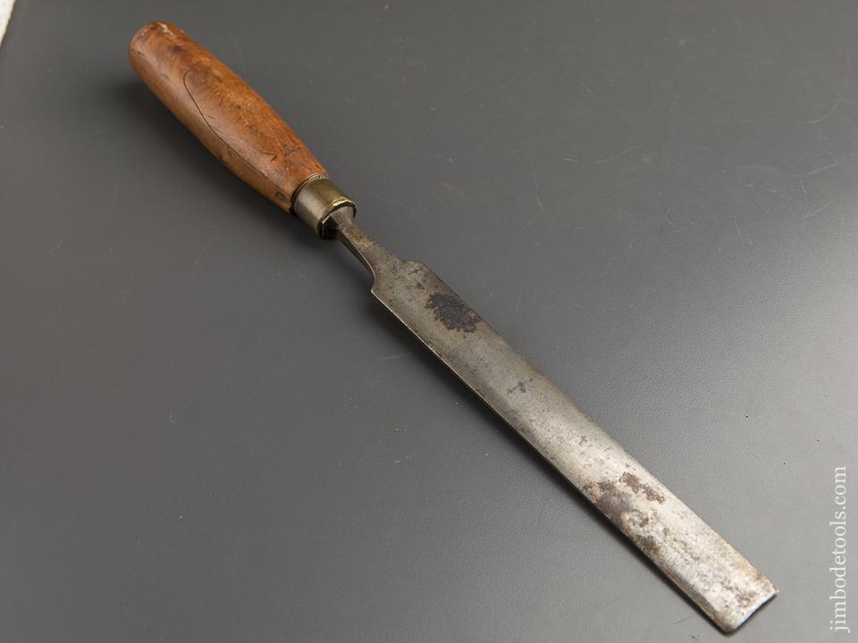 One inch HEARNSHAW BROS Boxwood Handled Pattern Maker's Paring Gouge - 86699