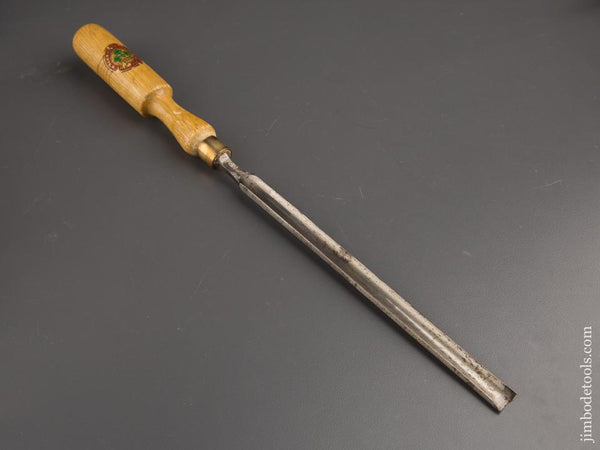 1/2 inch MARPLES No. 7 Sweep Ash Handled Pattern Maker's Paring Gouge with Decal - 86708