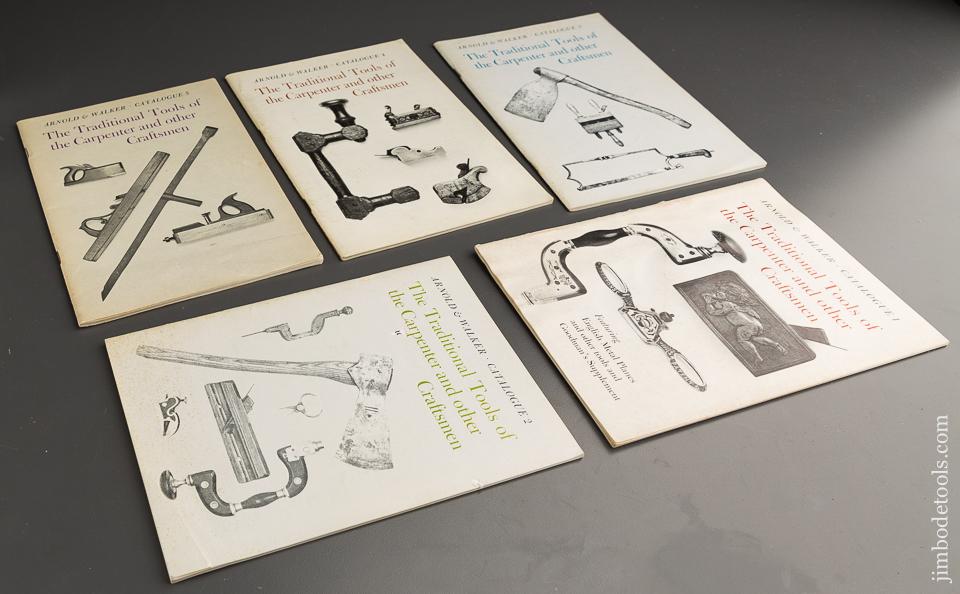 RARE Books:  Five ARNOLD & WALKER 1974-1977 Catalogues - 86727