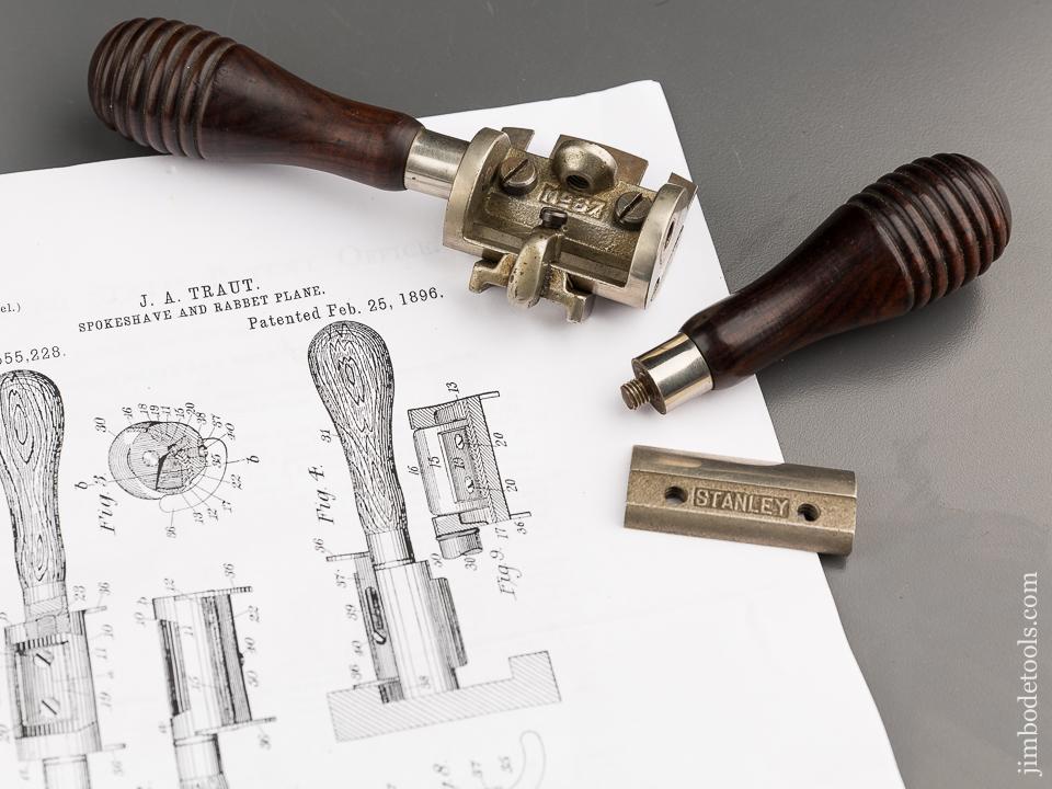 TRAUT Patent February 25, 1896 STANLEY No. 67 Universal Spoke Shave - 86732