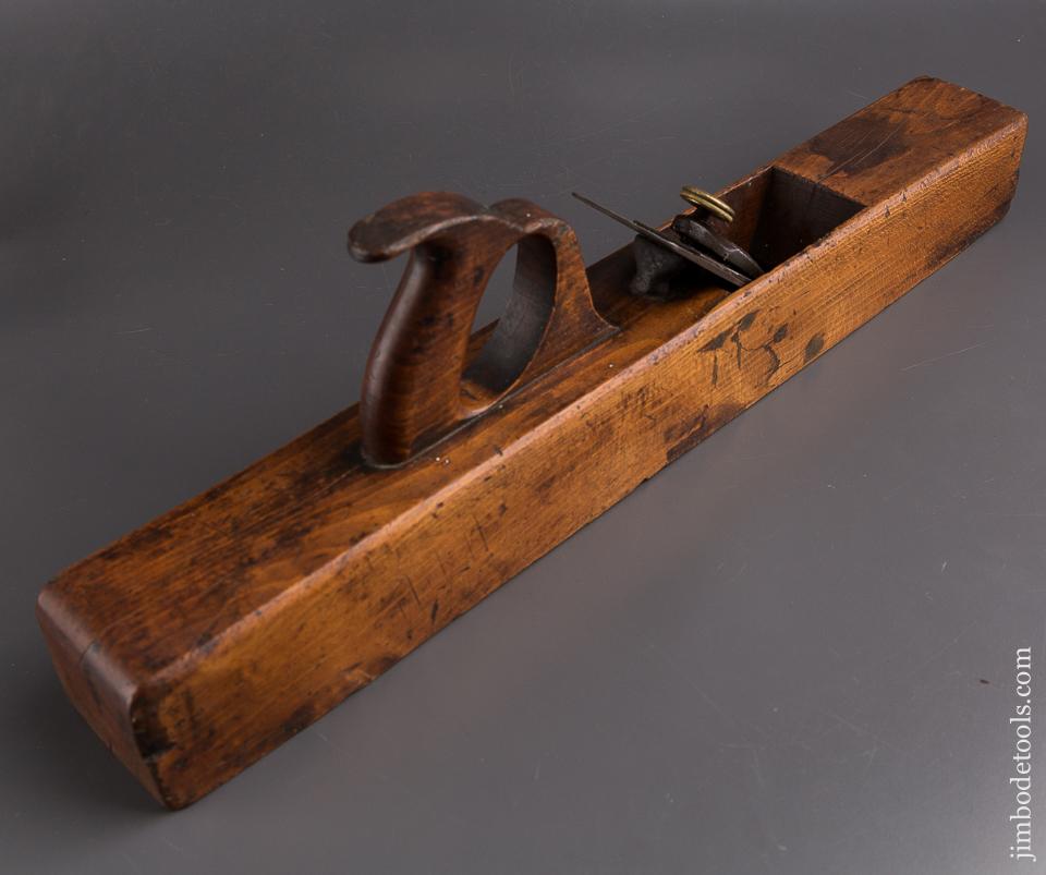 RARE 1865 Patent TABER PLANE CO 22 inch Jointer Plane GOOD+ - 86739