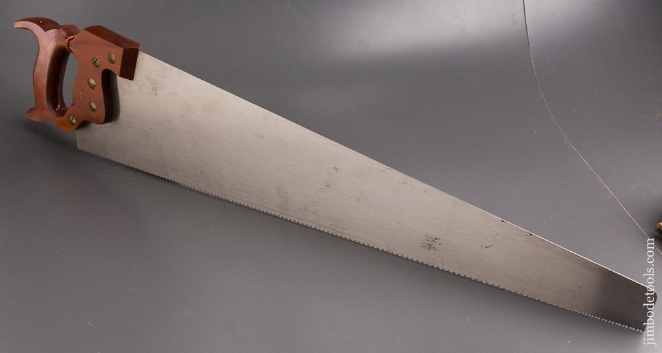 DEAD MINT! 11 point 26 inch Crosscut DISSTON D23 Hand Saw with Original Tag in Original Wrapper! -86751U