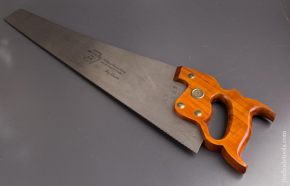 DEAD NUTS MINT! 10 point 20 inch Crosscut DISSTON D8 Hand Saw - 86752U