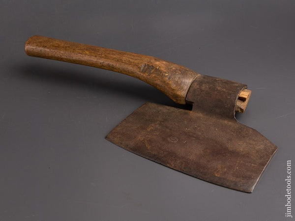 Extra Fine! D.R. BARTON 1832 Cooper's Single Bevel Side Axe - 86756