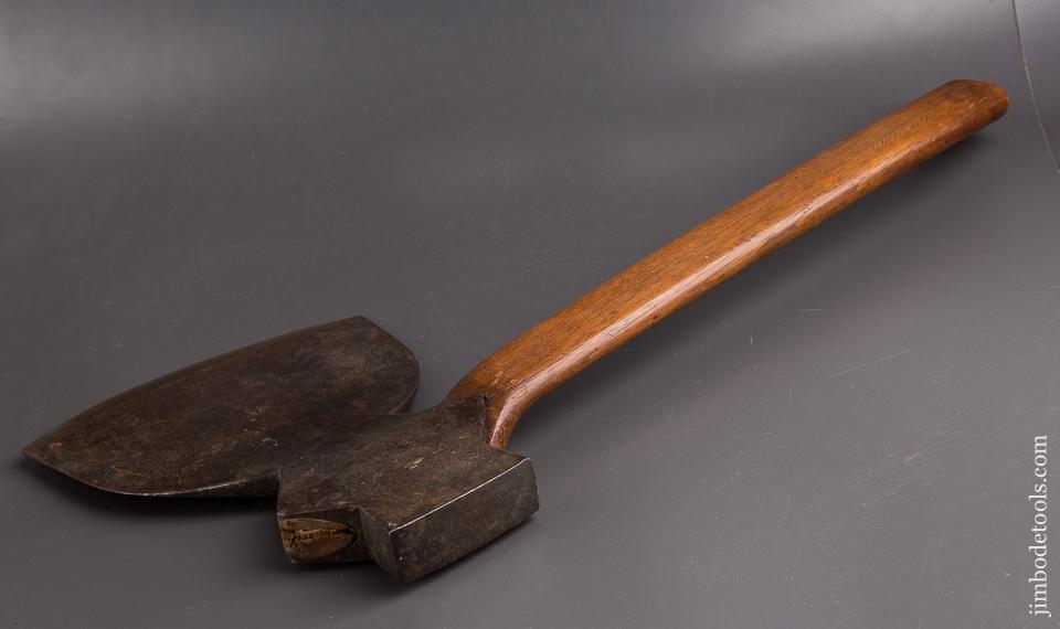 Rare! ALBERTSON POUGHKEEPSIE NY Offset Double Bevel Broad Axe - 86768