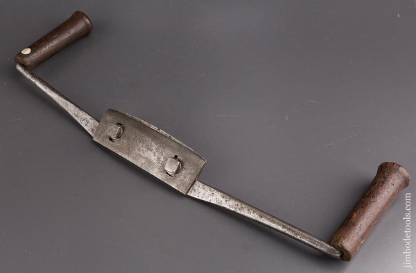 RARE & Unusual! Large Draw Knife with Chip Breaker - 86770