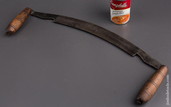 Heavy! Twelve inch Cooper's Curved Draw Knife - 86771