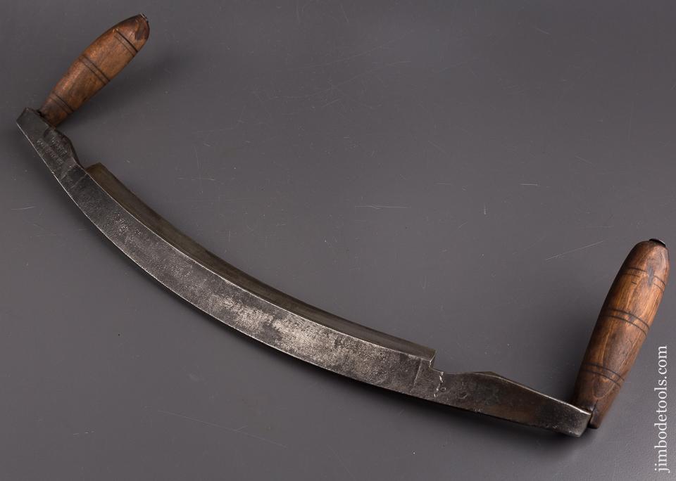 Heavy! Twelve inch Cooper's Curved Draw Knife - 86771