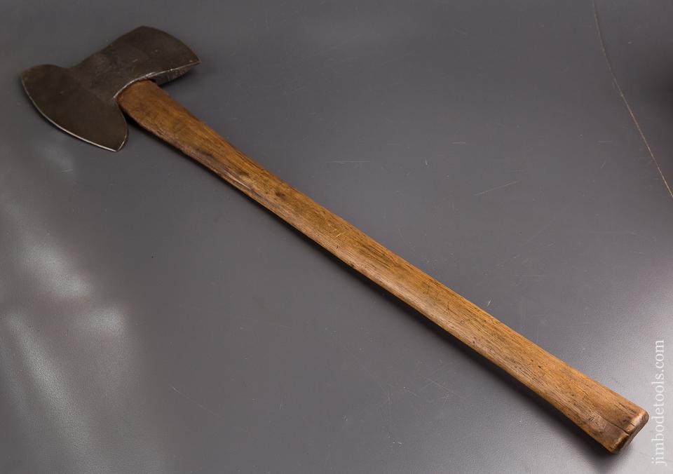 RARE and Unusual! Three Pound Double Duty Scoring & Hewing Axe - 86774